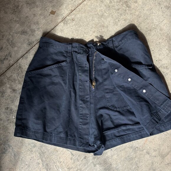 Button Front Los Angeles Apparel Skort - Picture 4 of 7